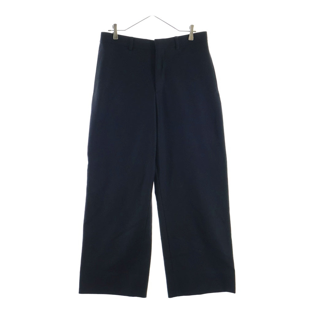 HERMES(エルメス) 20AW カシミア混 Nagoya ウール ワイドスラックスパンツ ブラック