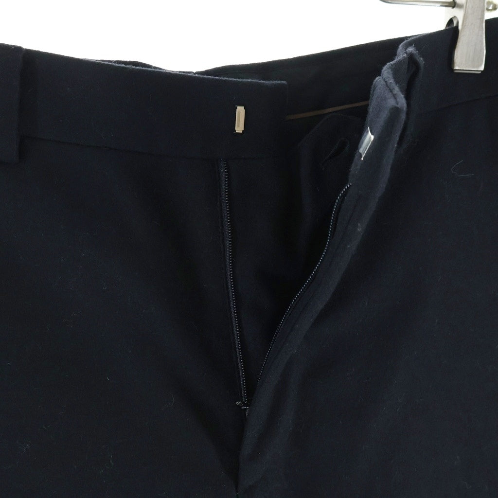HERMES(エルメス) 20AW カシミア混 Nagoya ウール ワイドスラックスパンツ ブラック