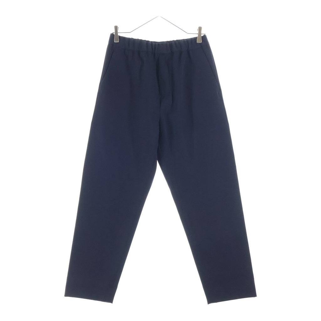 JOHN SMEDLEY(ジョンスメドレー) ウール イージースラックスパンツ ブラック A2718FP