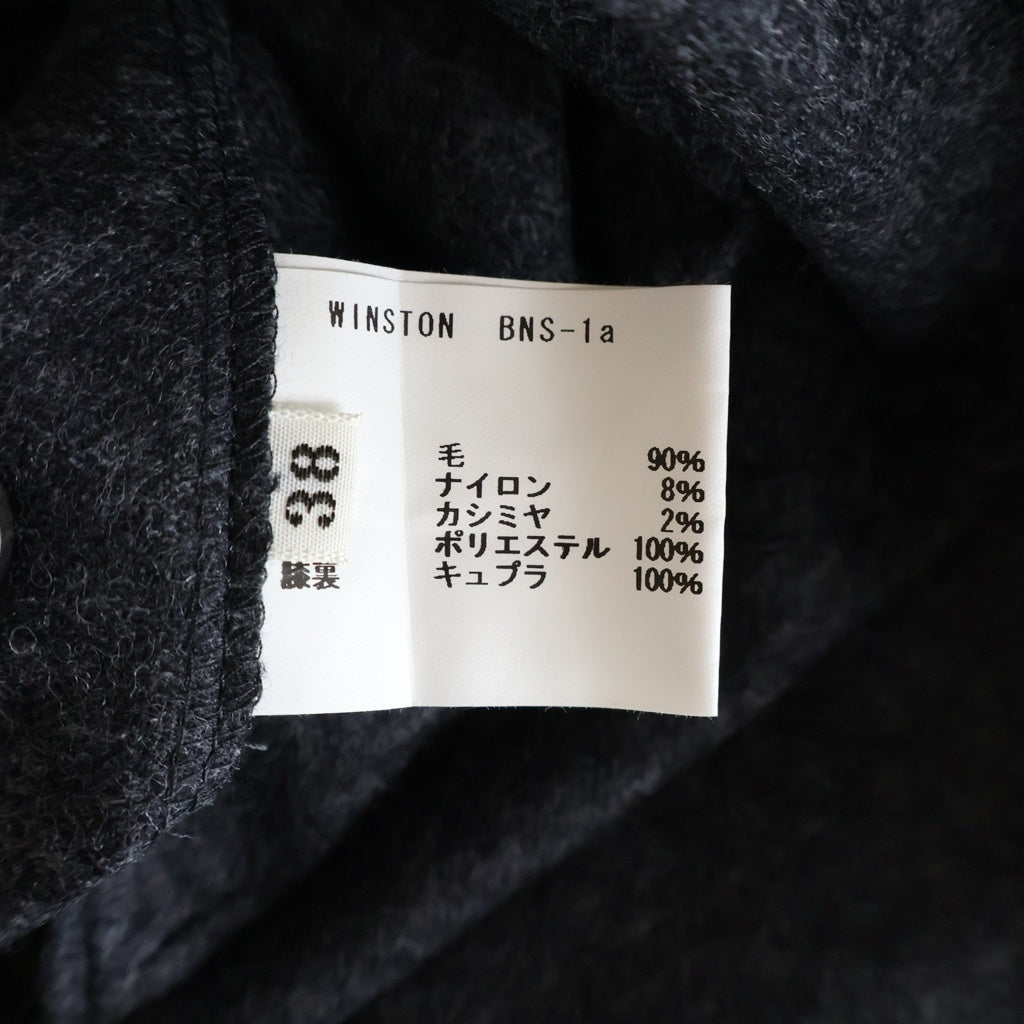 Casely-Hayford(ケイスリーヘイフォード) ノッチドラペル ウール 2B 裏地ドット テーラードジャケット スラックスパンツ グレー