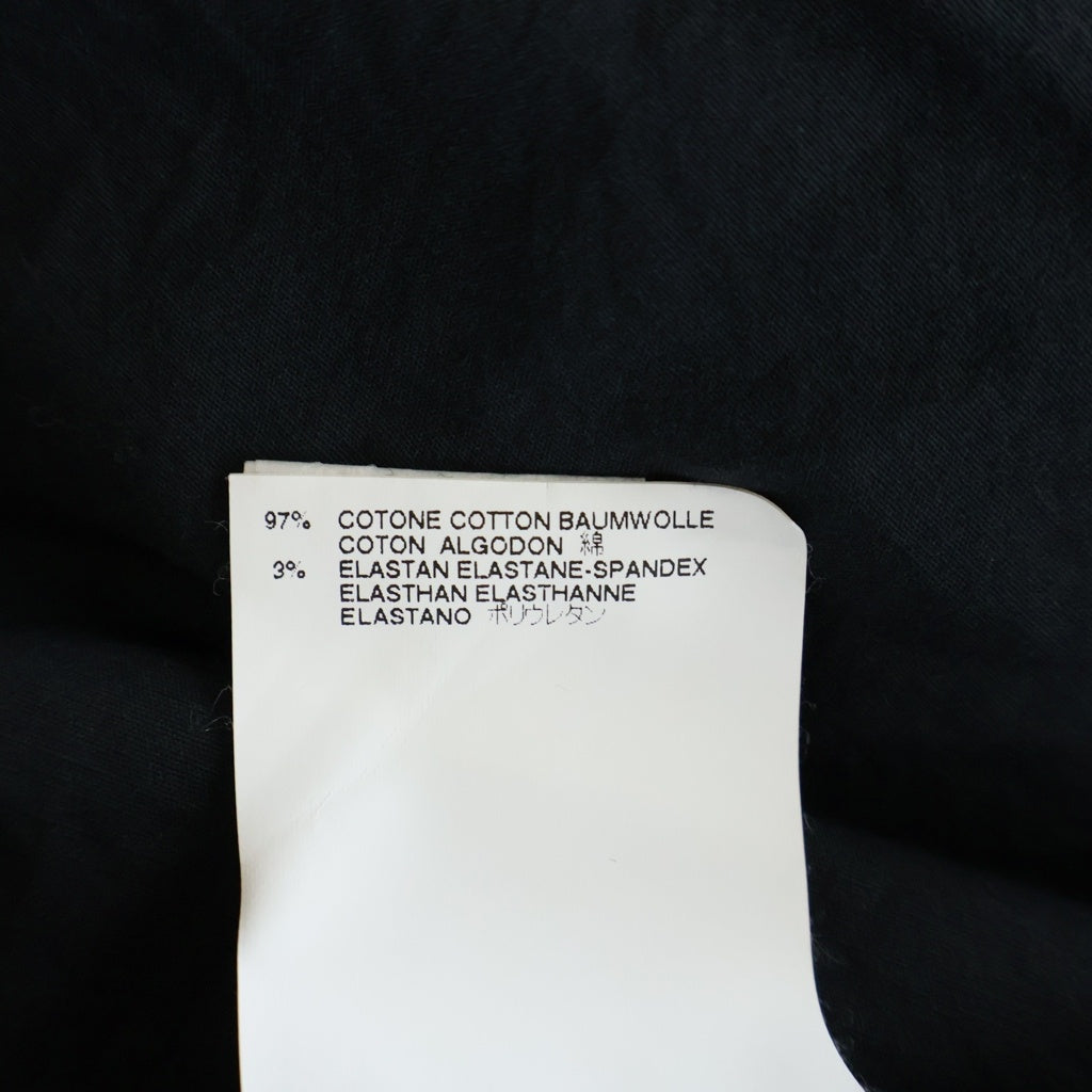 Maison Margiela(メゾンマルジェラ) レギュラーカラー コットン 長袖シャツ ブラック 30DL118
