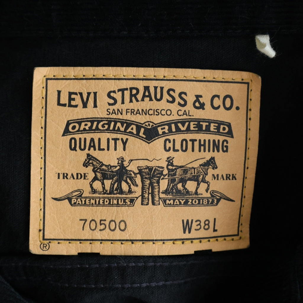 Levi's(リーバイス) Corduroy Jacket コーデュロイ ジャケット ブラック PC9-70505-0113