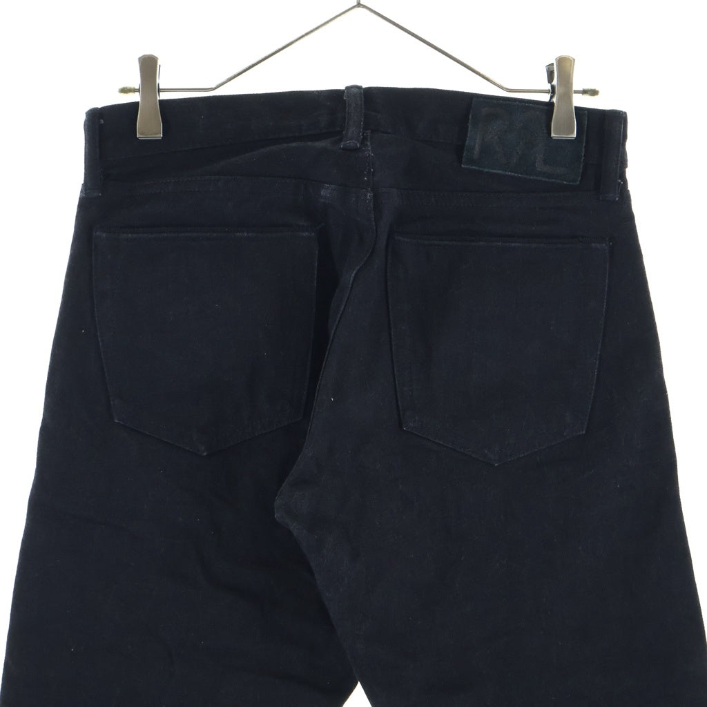 RRL(ダブルアールエル) ストレート デニムパンツ ブラック 782504838004