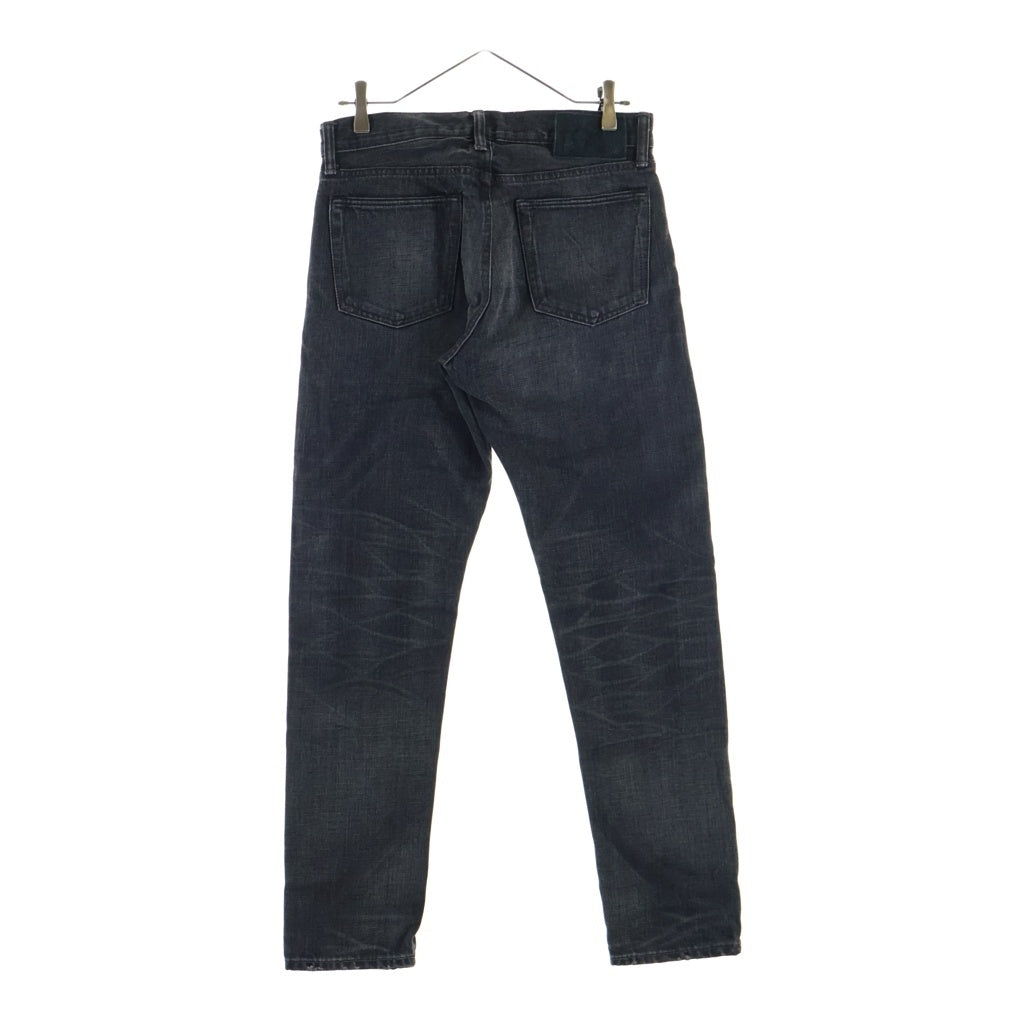 RRL(ダブルアールエル) ウォッシュ加工 ストレートデニムパンツ ブラック 782804502001