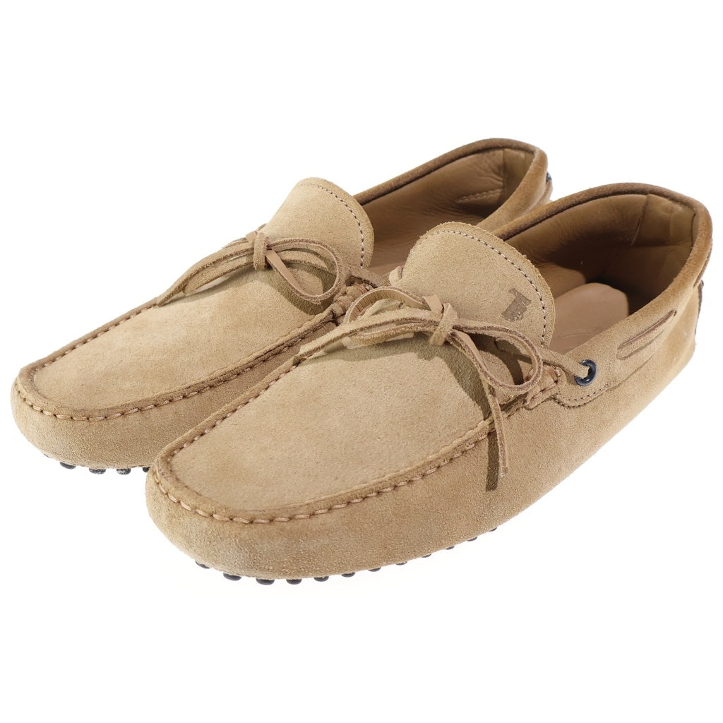 TOD'S(トッズ) スエードレザー ドライビングシューズ ベージュ