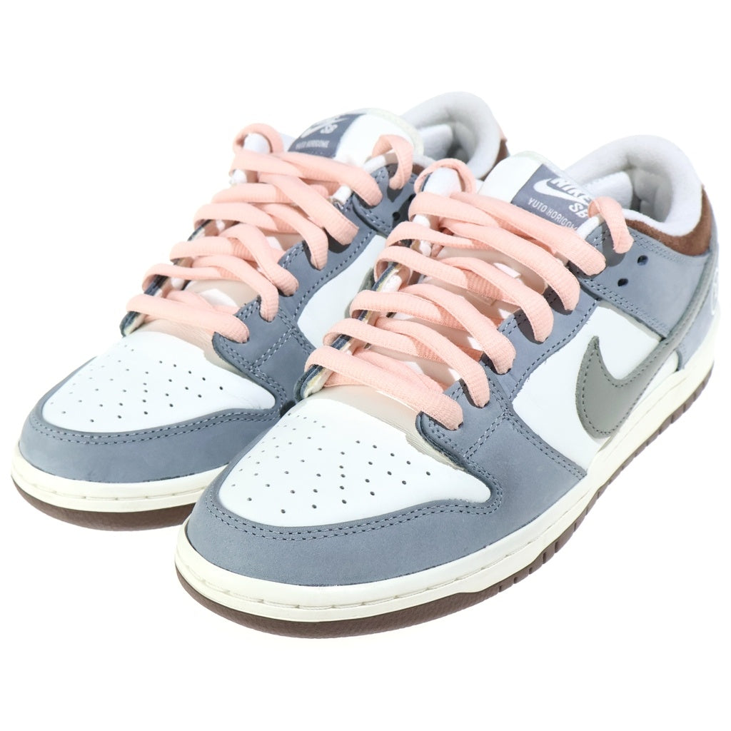 NIKE(ナイキ) ×YUTO HORIGOME DUNK LOW PRO QS 堀米雄斗 ダンク プロ クイックストライク ローカットスニーカー ホワイト/グレー US9.5/27.5cm FQ1180-001
