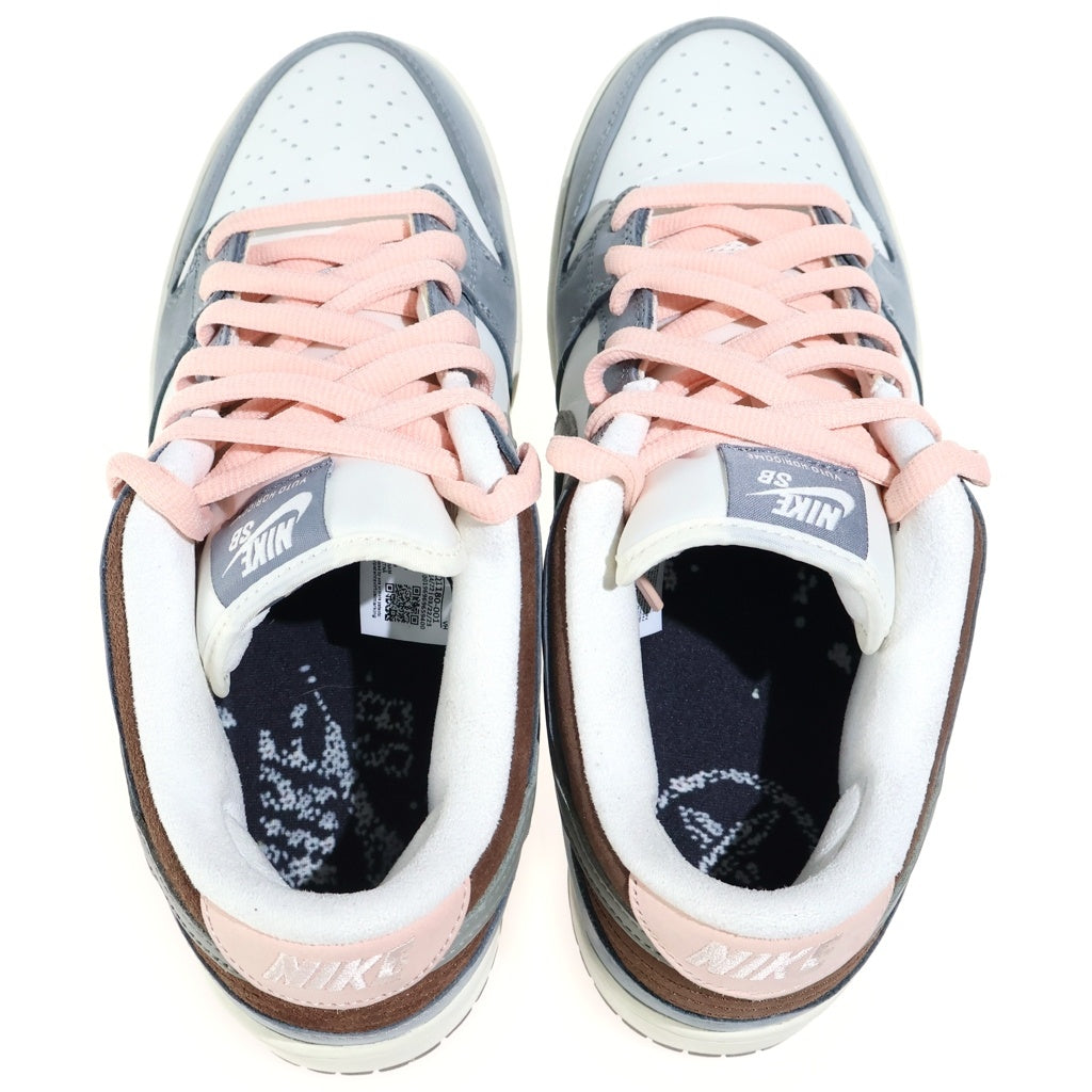 NIKE(ナイキ) ×YUTO HORIGOME DUNK LOW PRO QS 堀米雄斗 ダンク プロ クイックストライク ローカットスニーカー ホワイト/グレー US9.5/27.5cm FQ1180-001