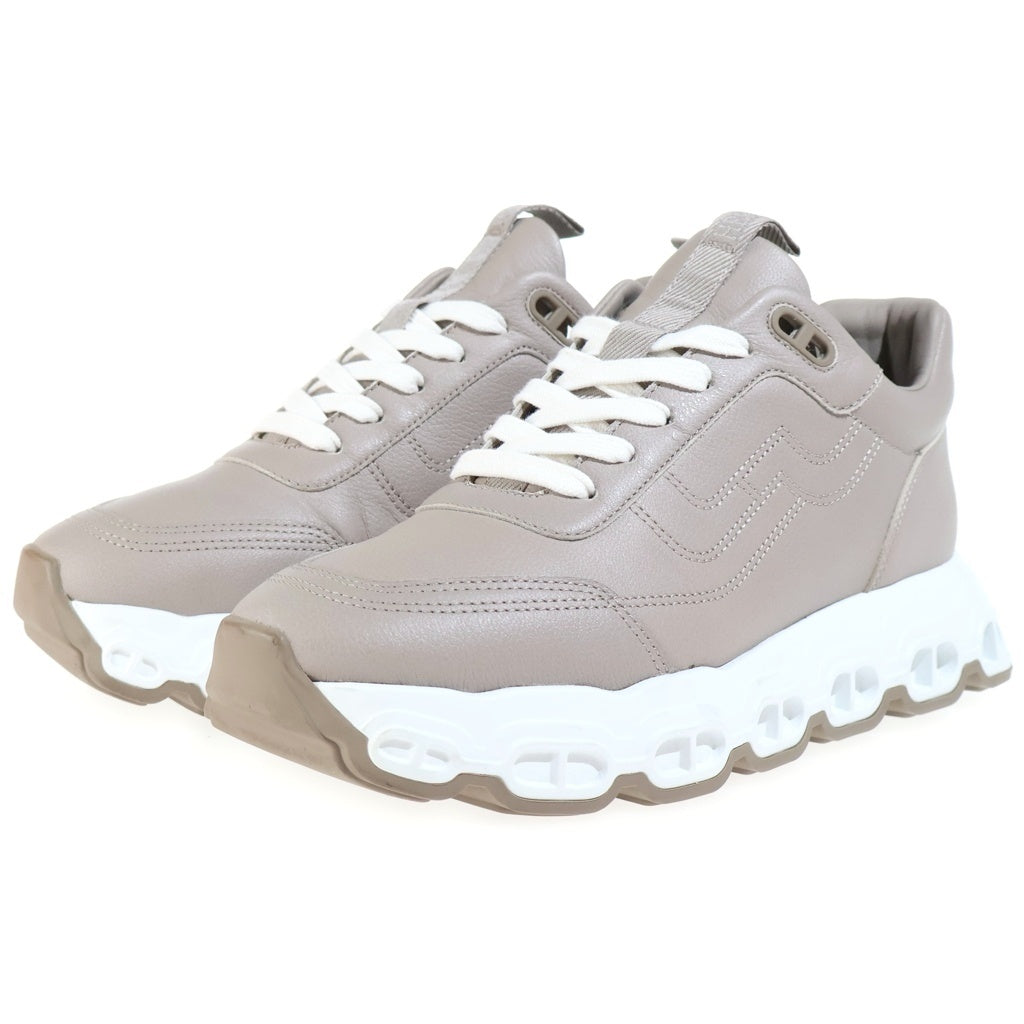 HERMES(エルメス) インパルス シェーヌダンクル ローカットスニーカー グレージュ #37 レディース