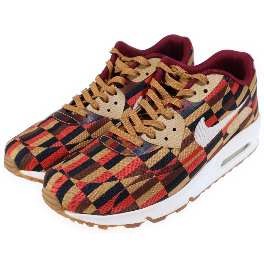 NIKE(ナイキ) AIR MAX90 LUX JCRD SP ROUNDEL エアマックス90 ローカットスニーカー ブラウン US10.5/28.5cm 651322-106
