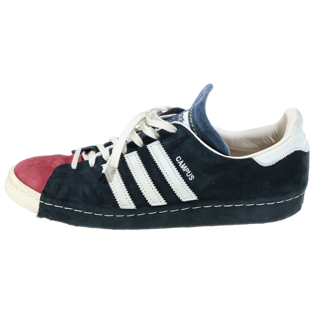 adidas(アディダス) ×Shun Hirose Recouture CAMPUS 80s ヒロセ シュウ aka リクチュール キャンパス スエード ローカットスニーカー ネイビー/レッド US10.5/28.5cm FW7620