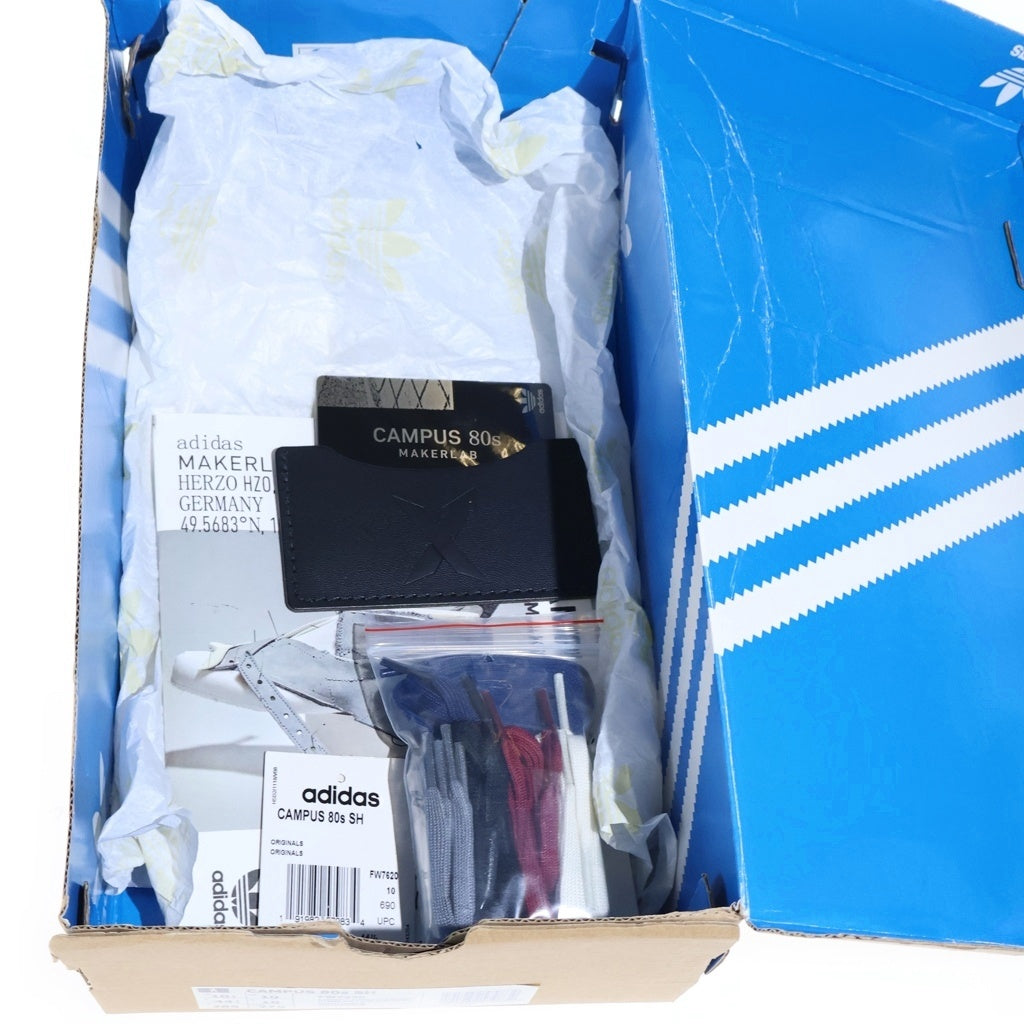 adidas(アディダス) ×Shun Hirose Recouture CAMPUS 80s ヒロセ シュウ aka リクチュール キャンパス スエード ローカットスニーカー ネイビー/レッド US10.5/28.5cm FW7620