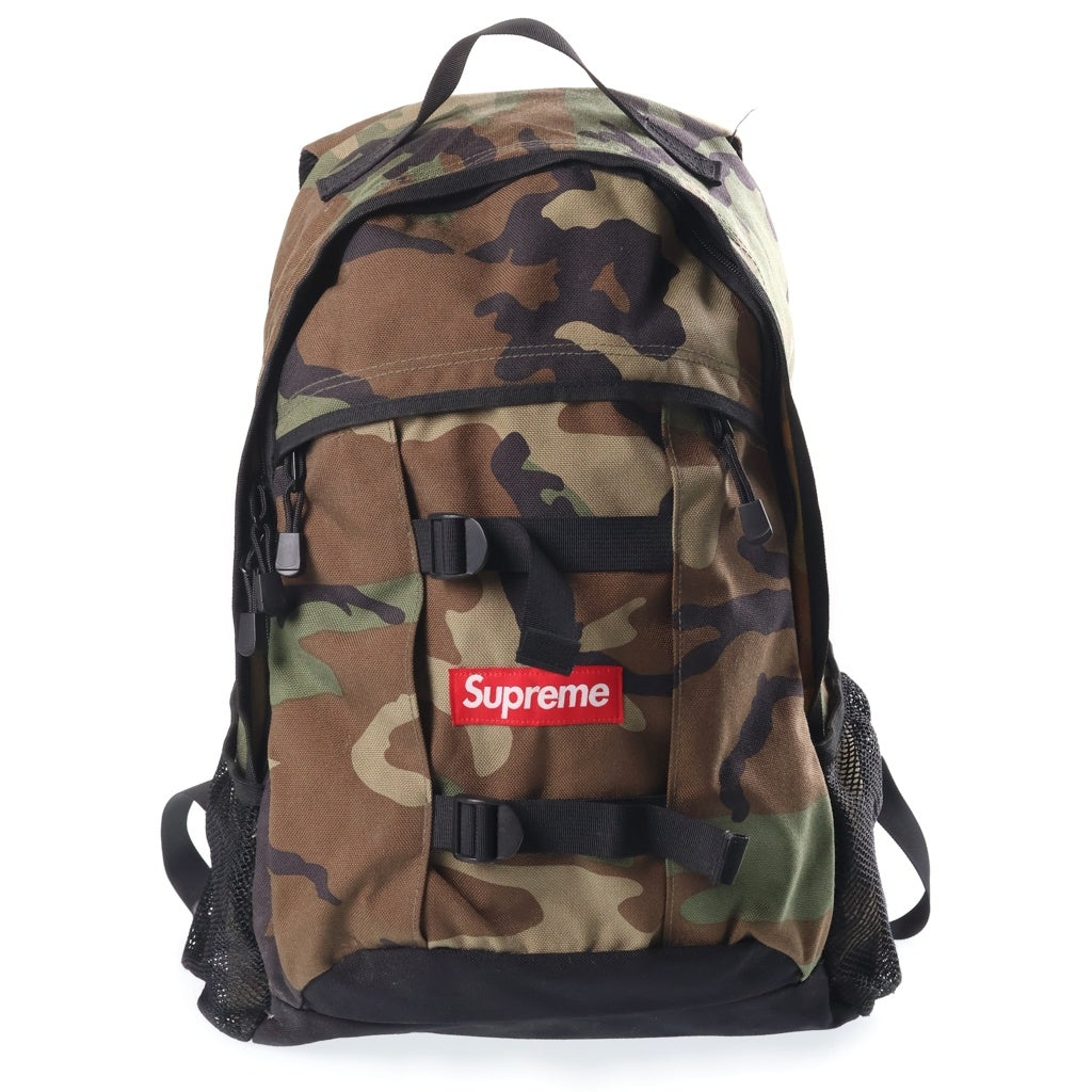 SUPREME(シュプリーム) 14SS Camo Logo Bag Pack カモ ロゴ バッグパック ミリタリー