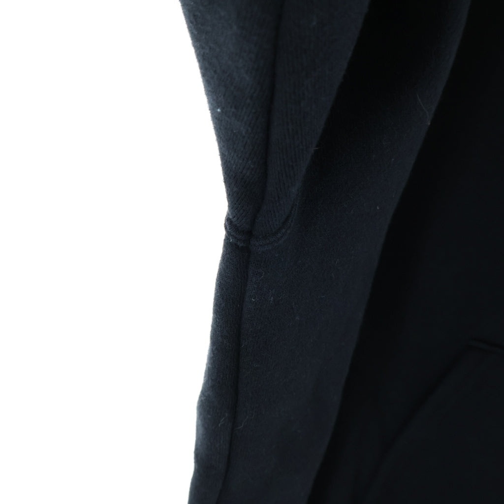 The Ennoy Professional(エンノイプロフェッショナル) 23AW ×Netflix ×スタイリスト私物 ロゴ刺繍プルオーバーパーカー ブラック AW23BRENCT02NTL