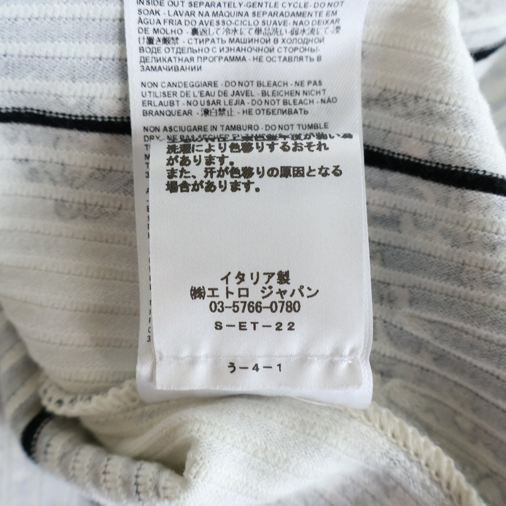 ETRO(エトロ) ペイズリー総柄プリーツ 長袖ロングワンピース マルチカラー #40 レディース