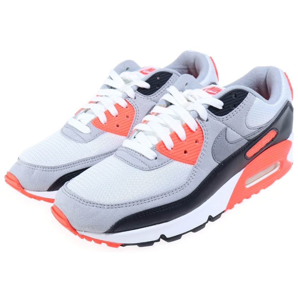 NIKE(ナイキ) AIR MAX 90 OG INFRARED エアマックス90 ローカットスニーカー ホワイト/レッド US10/28cm CT1685-100