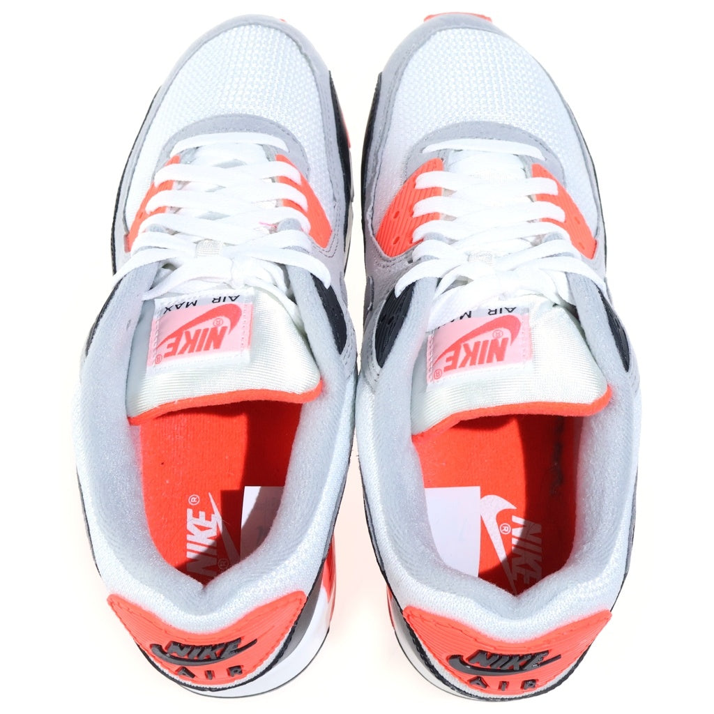 NIKE(ナイキ) AIR MAX 90 OG INFRARED エアマックス90 ローカットスニーカー ホワイト/レッド US10/28cm CT1685-100