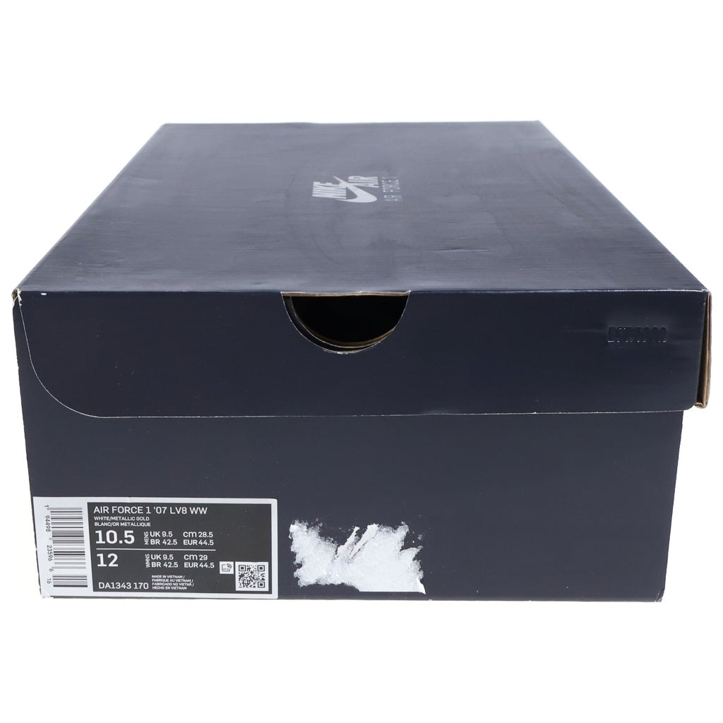 NIKE(ナイキ) WORLD WIDE PACK AIR FORCE 1 KATAKANA DA1343-170 ワールドワイドパック エアフォース1 カタカナ ローカットスニーカー ホワイト/ゴールド US10.5/28.5cm