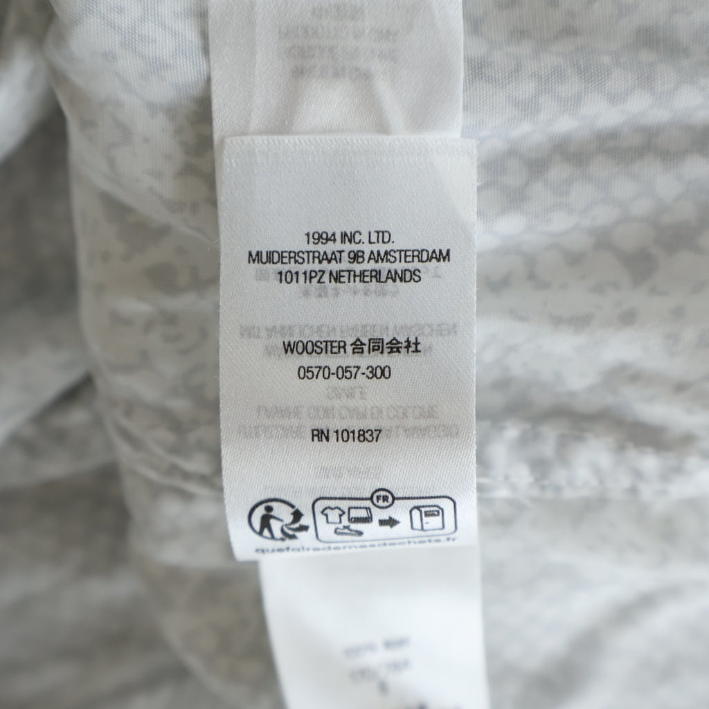SUPREME(シュプリーム) 24SS Snake S/S Shirt スネーク パイソン柄 半袖シャツ ホワイト