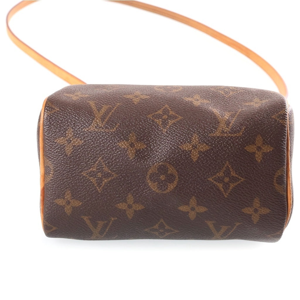 LOUIS VUITTON(ルイヴィトン) モノグラム ナノ・スピーディ 2wayショルダーバッグ ハンドバッグ ブラウン PVCレザー M81085 レディース