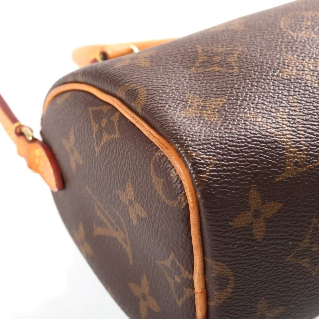 LOUIS VUITTON(ルイヴィトン) モノグラム ナノ・スピーディ 2wayショルダーバッグ ハンドバッグ ブラウン PVCレザー M81085 レディース