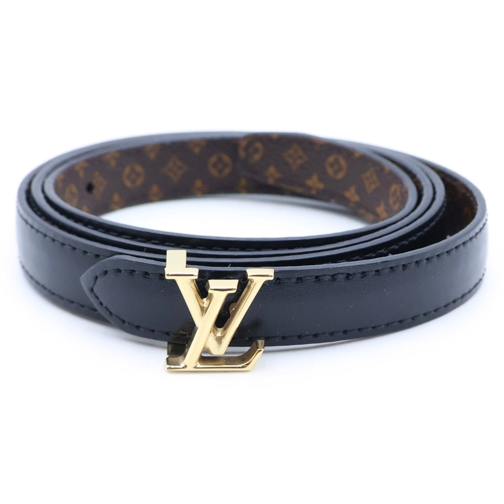 LOUIS VUITTON(ルイヴィトン) ミニLV 15mm リバーシブルベルト モノグラム レザー ブラック M8869 レディース