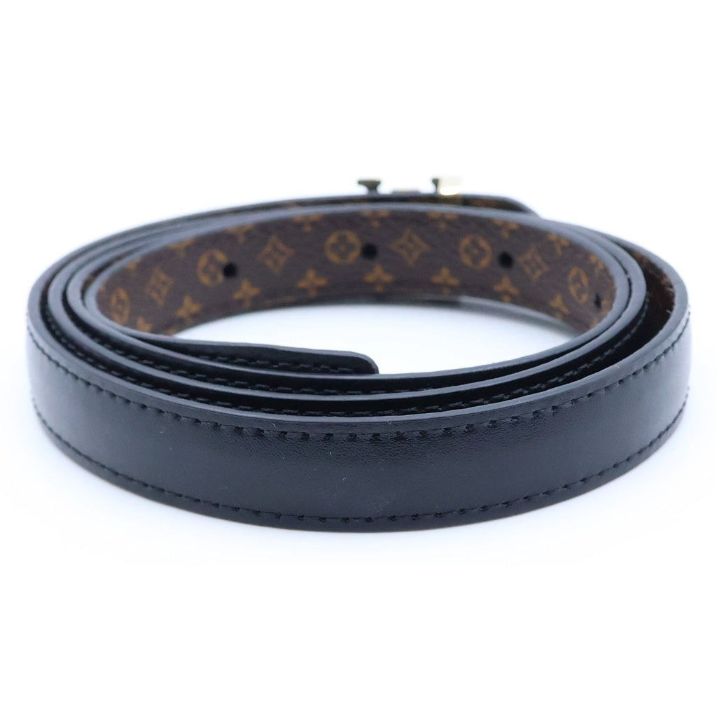 LOUIS VUITTON(ルイヴィトン) ミニLV 15mm リバーシブルベルト モノグラム レザー ブラック M8869 レディース