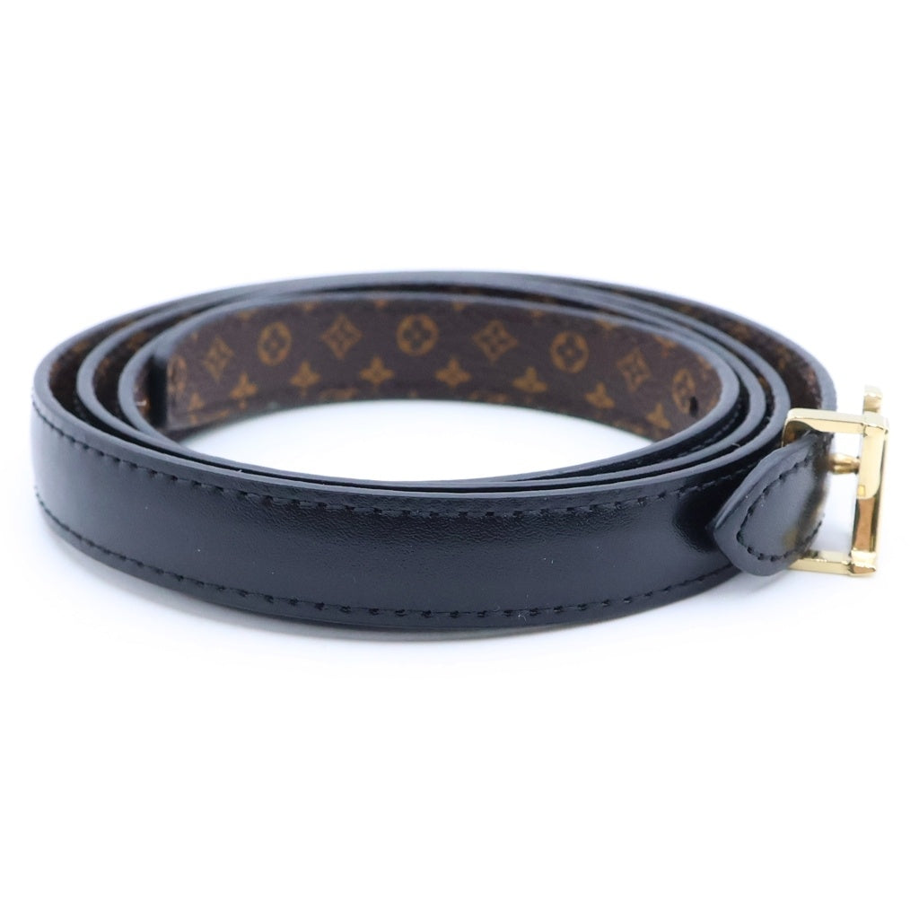 LOUIS VUITTON(ルイヴィトン) ミニLV 15mm リバーシブルベルト モノグラム レザー ブラック M8869 レディース