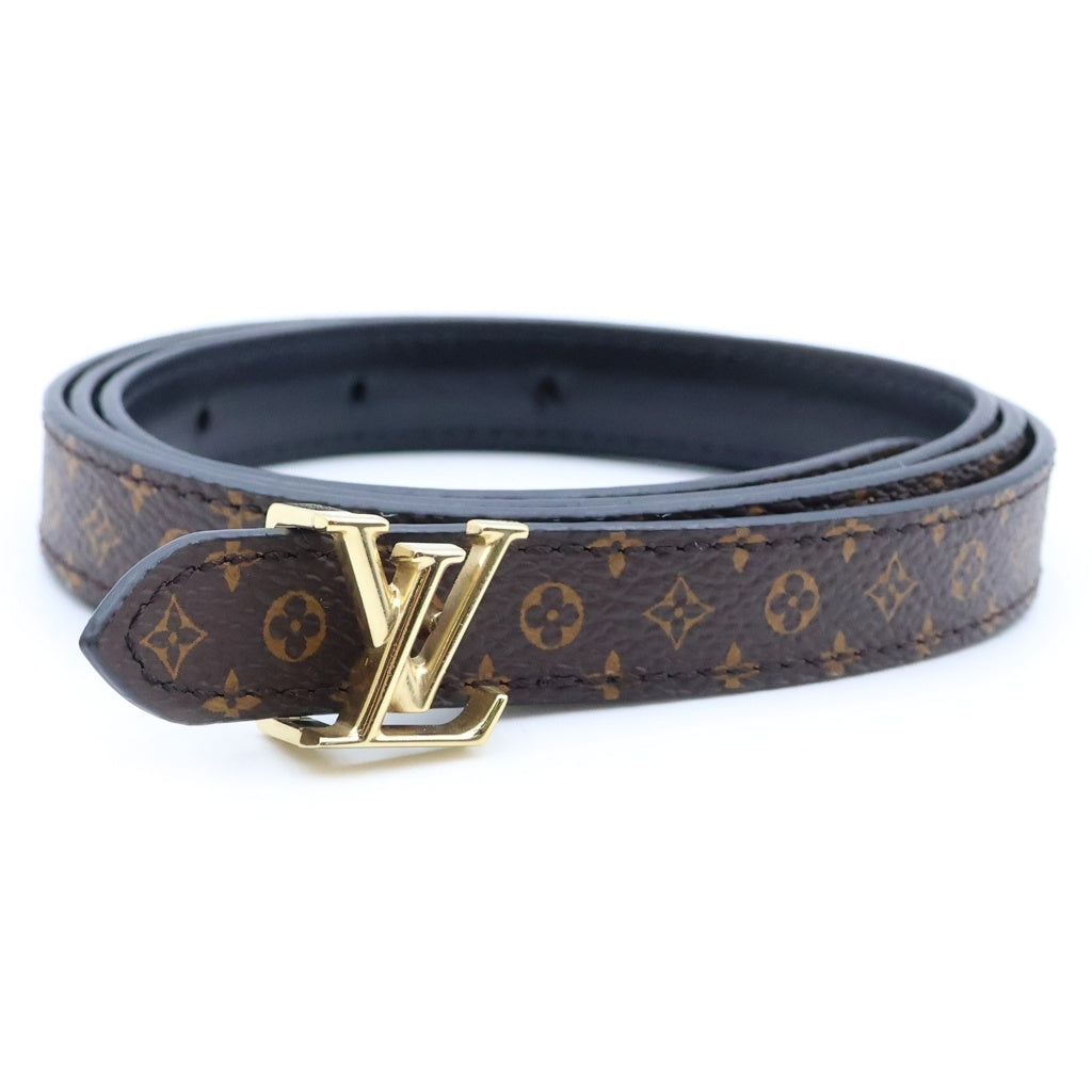 LOUIS VUITTON(ルイヴィトン) ミニLV 15mm リバーシブルベルト モノグラム レザー ブラック M8869 レディース