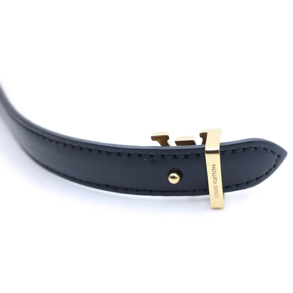 LOUIS VUITTON(ルイヴィトン) ミニLV 15mm リバーシブルベルト モノグラム レザー ブラック M8869 レディース