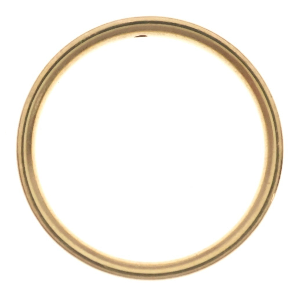 TIFFANY & Co.(ティファニー) フラットバンド 3P ダイヤモンド リング 指輪 イエローゴールド