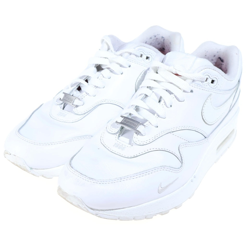 NIKE(ナイキ) ×Supreme AIR MAX 1 87 SP シュプリーム エアマックス1 ローカットスニーカー ホワイト US8/26cm HF8813-100
