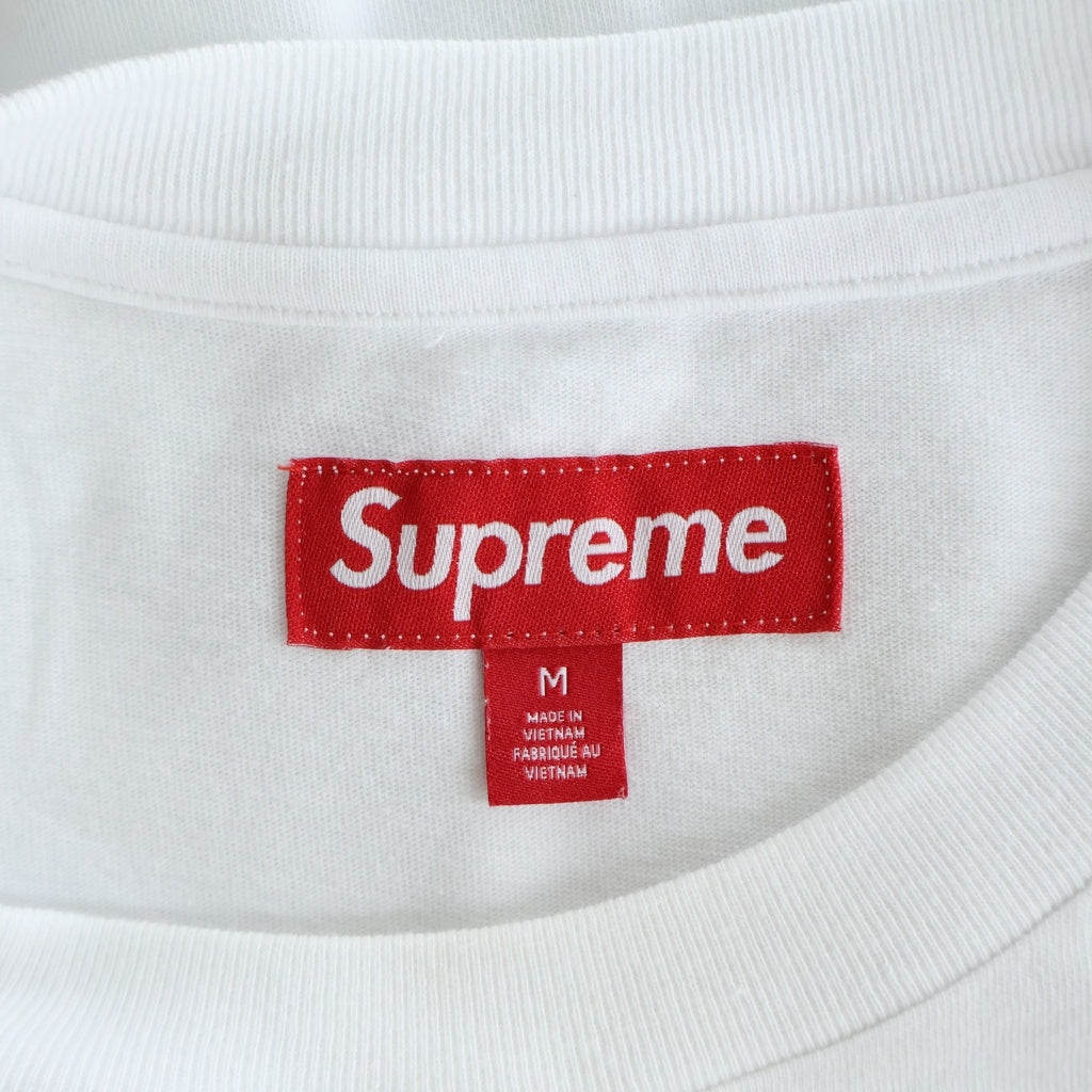 SUPREME(シュプリーム) 26SS Greek S/S Top グリーク ロゴ刺繍 半袖Tシャツ カットソー ホワイト