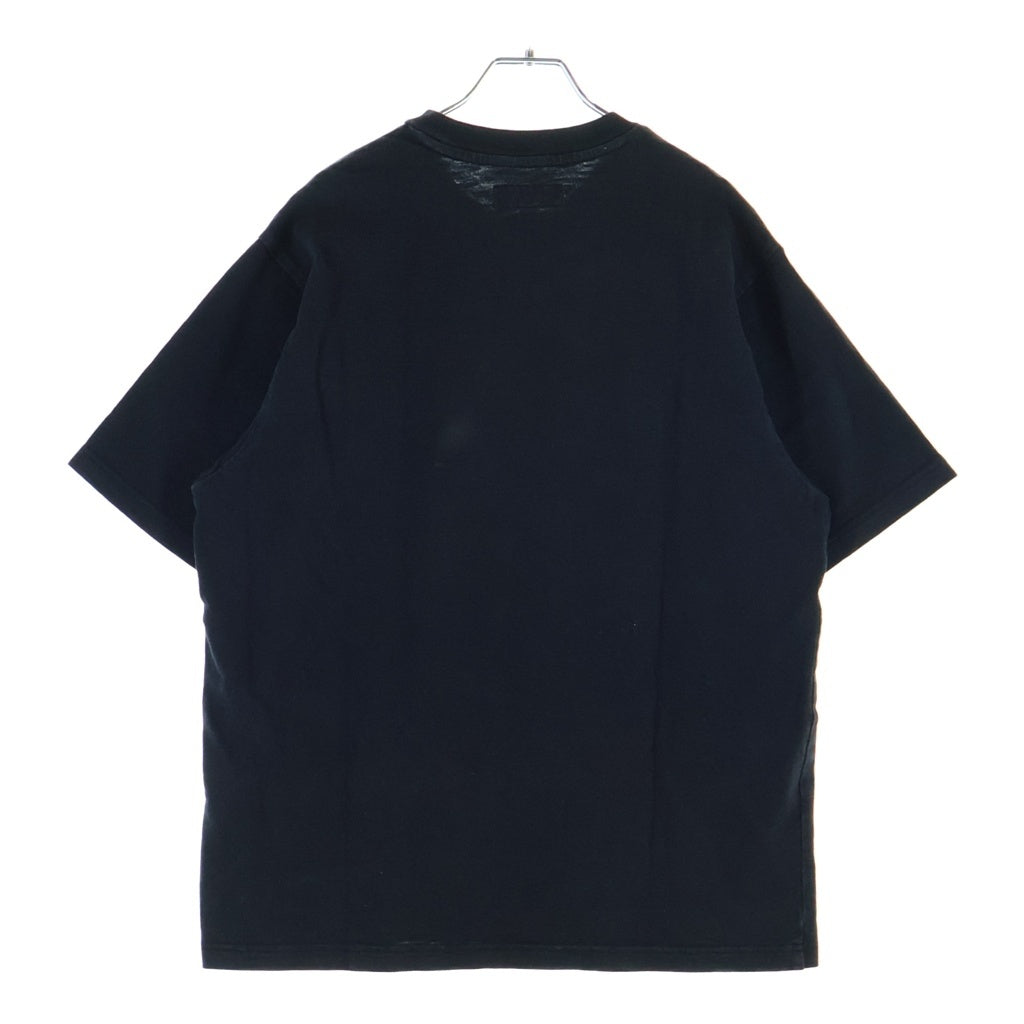 SUPREME(シュプリーム) 25SS S/S Pocket Tee ロゴ刺繍 ポケット付き クルーネック 半袖Tシャツ カットソー ブラック