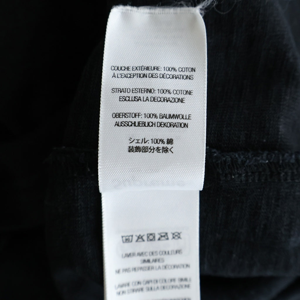 SUPREME(シュプリーム) 25SS S/S Pocket Tee ロゴ刺繍 ポケット付き クルーネック 半袖Tシャツ カットソー ブラック