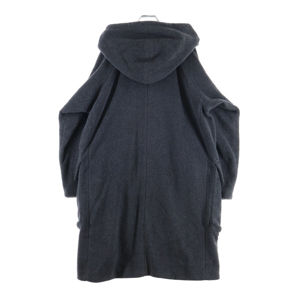 NEIGHBORHOOD(ネイバーフッド) 21AW CHINO ER-COAT フリース ボア フード ロングコート ジャケット ブラック/グリーン 212YTNH-JKM03