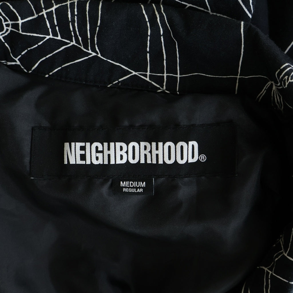 NEIGHBORHOOD(ネイバーフッド) 23SS SPIDERWEB WORK JACKET スパイダーウェブ コットンウェザー ワークジャケット ブラック 231TSNH-JKM09
