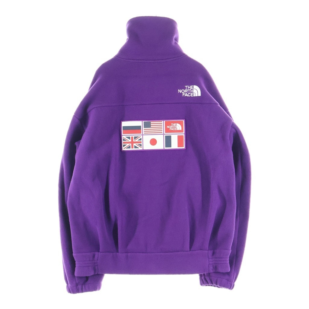 THE NORTH FACE(ザノースフェイス) 21AW TRANS ANTARCTICA FLEECE JACKET 国旗デザイン トランスアンター クティカ フリースジャケット パープル NF0A5GF1