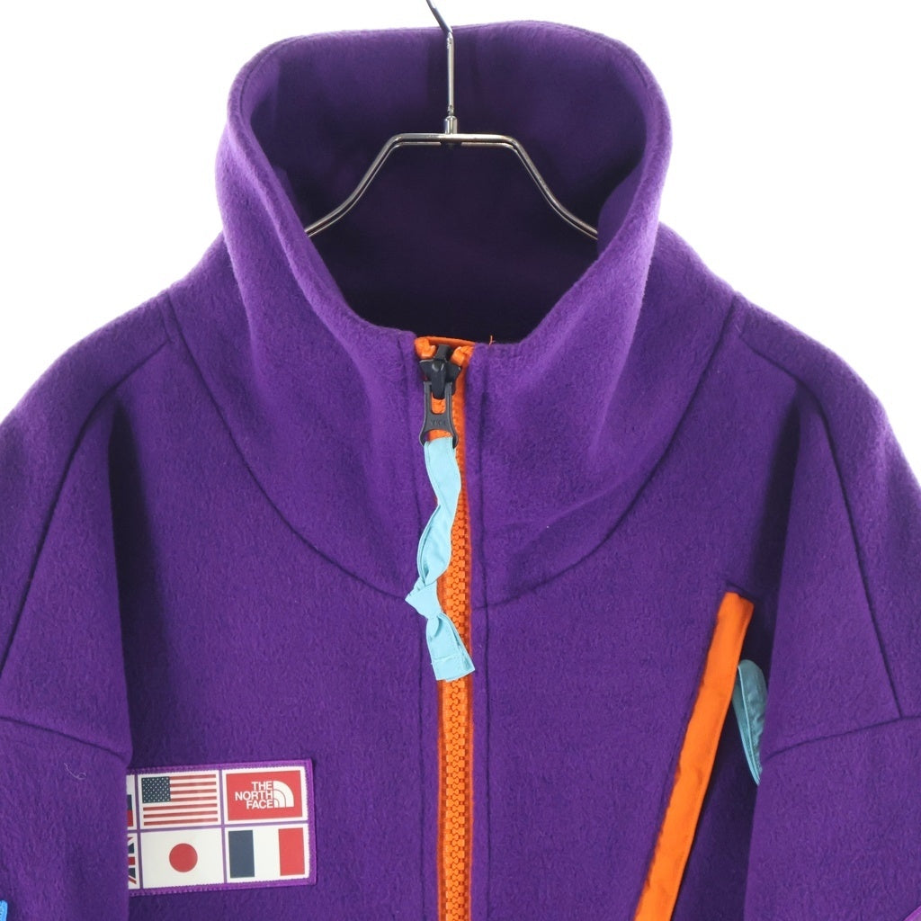 THE NORTH FACE(ザノースフェイス) 21AW TRANS ANTARCTICA FLEECE JACKET 国旗デザイン トランスアンター クティカ フリースジャケット パープル NF0A5GF1