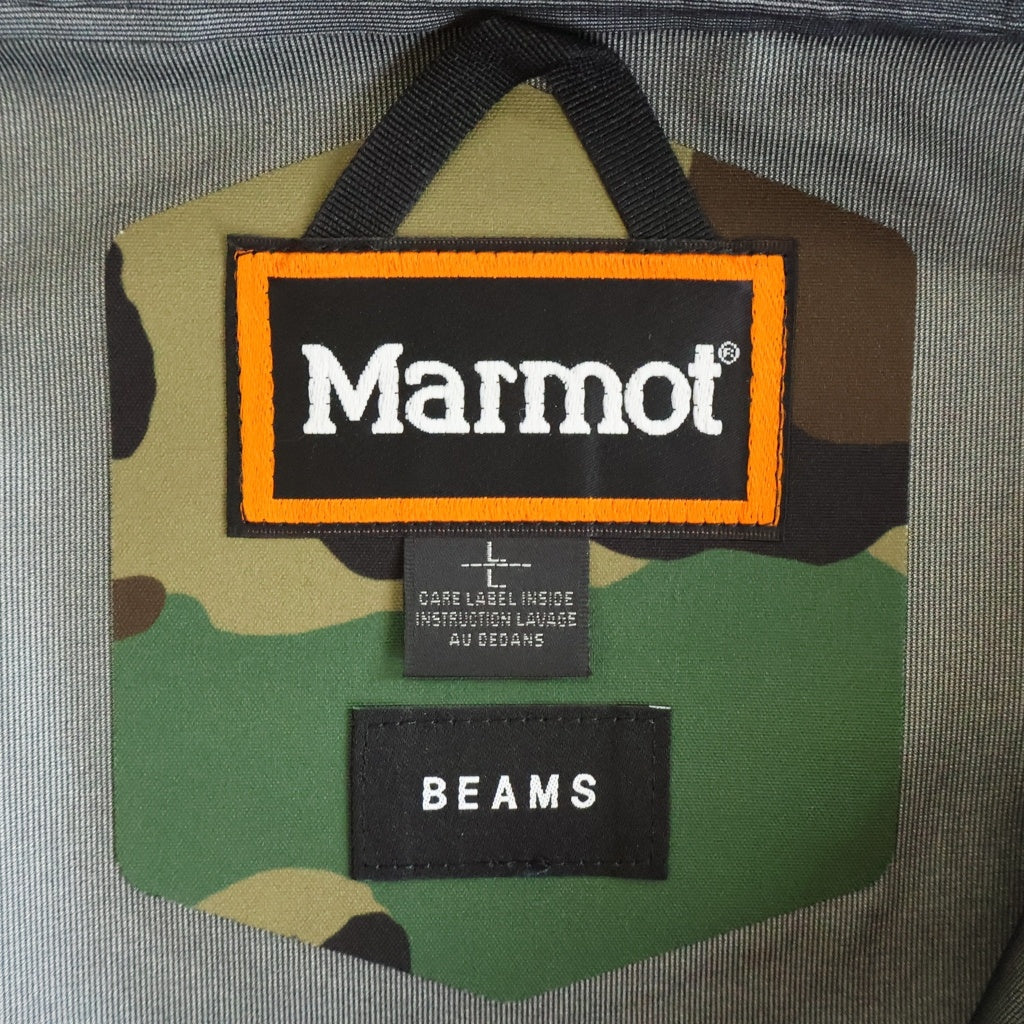 Marmot(マーモット) 21AW ×BEAMS 3LAYER GORE-TEX PARKA ビームス ゴアテックス 3レイヤー フーデッド ナイロン ジップアップ ジャケット カモフラージュ TOMSJK08BB