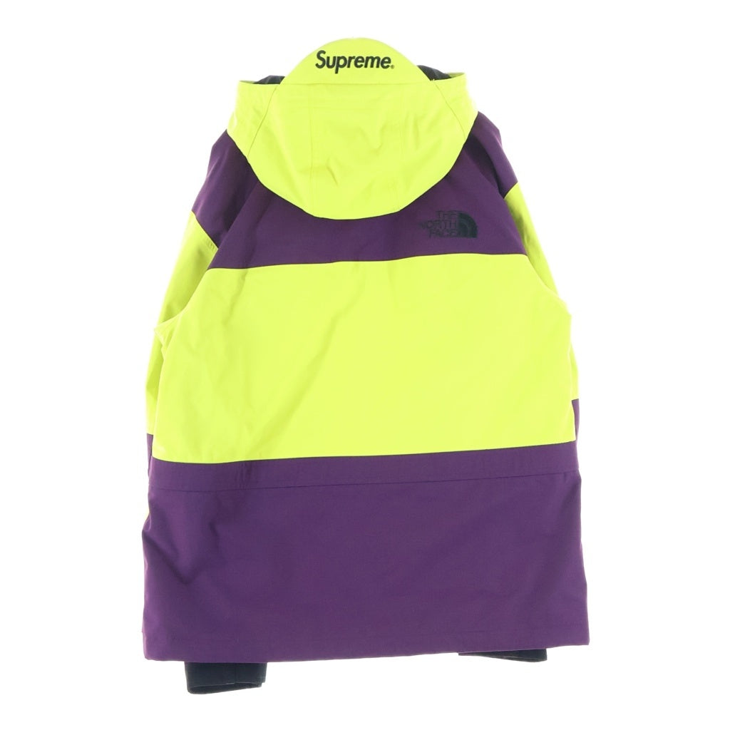 SUPREME(シュプリーム) 18AW ×THE NORTH FACE Expedition Jacket ザノースフェイス フーデッド エクスペディション ナイロン ジャケット パープル/イエロー NP618101