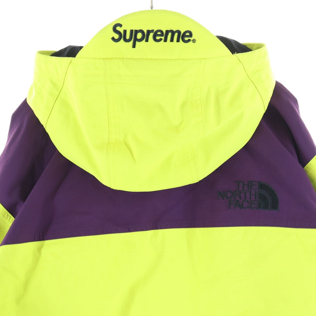 SUPREME(シュプリーム) 18AW ×THE NORTH FACE Expedition Jacket ザノースフェイス フーデッド エクスペディション ナイロン ジャケット パープル/イエロー NP618101