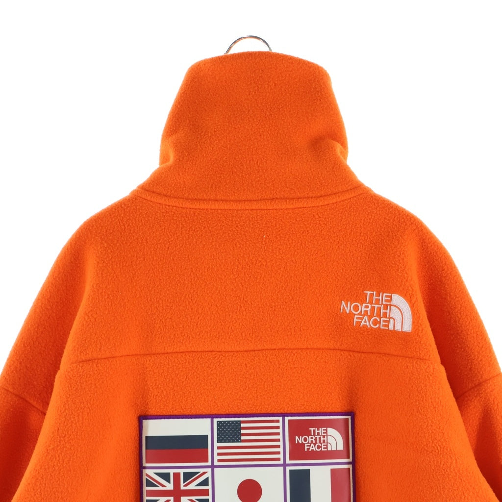 THE NORTH FACE(ザノースフェイス) 21AW TRANS ANTARCTICA FLEECE JACKET 国旗デザイン トランスアンター クティカ フリースジャケット オレンジ NF0A5GF1