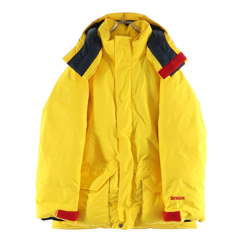 Marmot(マーモット) 18AW ×GOOD OL' MAMMOTH PARKA グッドオル フーデッド ジップアップ マンモスパーカ ダウンジャケット イエロー TOMMJD19GL
