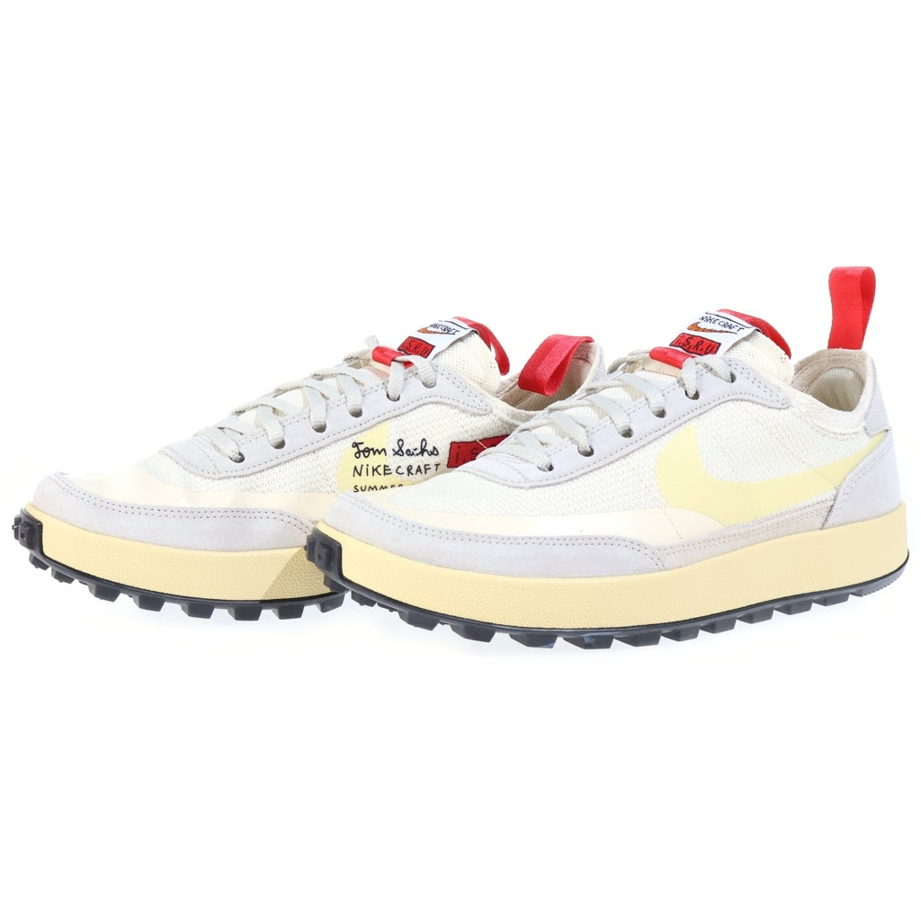 NIKE(ナイキ) ×TOM SACHS CRAFT WMNS GENERAL PURPOSE SHOE LOSER トムサックス ウィメンズ ジェネラル パーパス ローカットスニーカー ホワイト/ベージュ US10.5/27.5cm IV5773-001 レディース