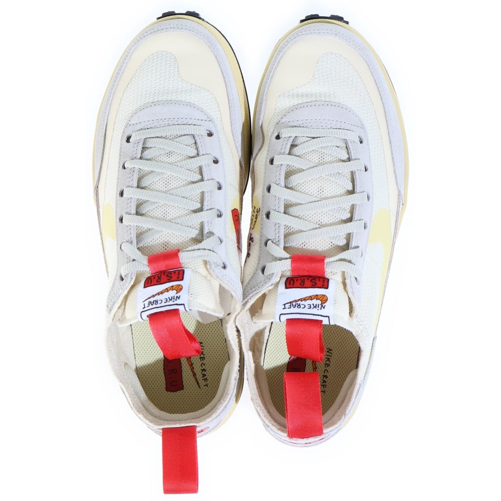 NIKE(ナイキ) ×TOM SACHS CRAFT WMNS GENERAL PURPOSE SHOE LOSER トムサックス ウィメンズ ジェネラル パーパス ローカットスニーカー ホワイト/ベージュ US10.5/27.5cm IV5773-001 レディース