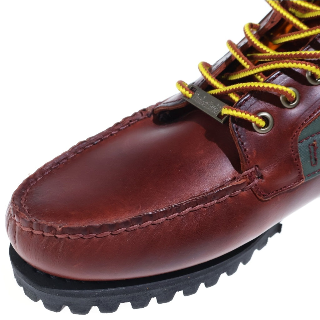 Timberland(ティンバーランド) ×BEAMS 7EYE CLASSIC LUG 7アイ クラシック ラグ ハイカット トレッキングシューズ ブラウン/グリーン TBOA6DNHEDP