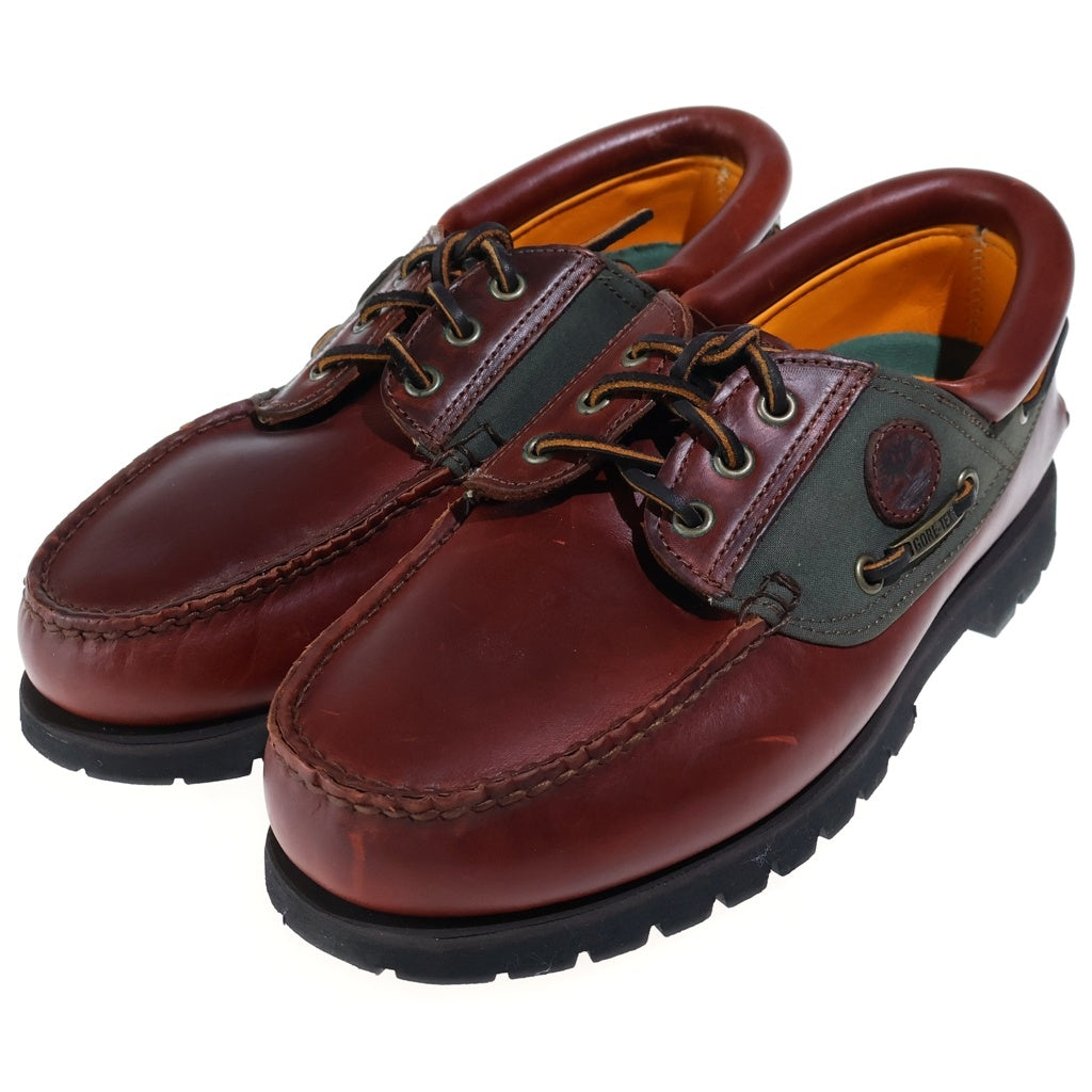 Timberland(ティンバーランド) 3-EYE CLASSIC LUG GORE-TEX 3アイ クラシックラグ ゴアテックス デッキシューズ ブラウン/グリーン 59033