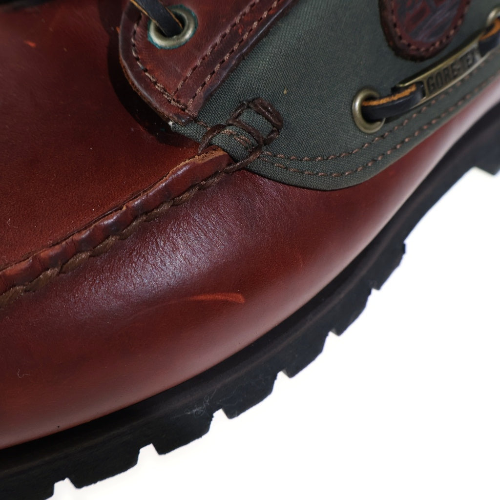 Timberland(ティンバーランド) 3-EYE CLASSIC LUG GORE-TEX 3アイ クラシックラグ ゴアテックス デッキシューズ ブラウン/グリーン 59033