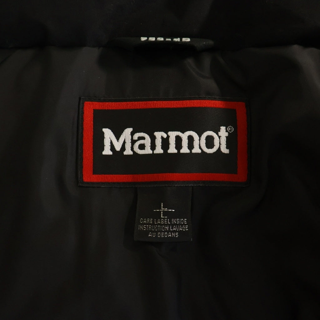 Marmot(マーモット) MAMMOTH DOWN PARKA フーデッド ジップアップ ナイロン マンモスパーカ ダウンジャケット ブラック TOMUJL25