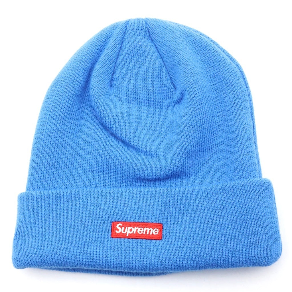 SUPREME(シュプリーム) ×New Era Logo Beanie ニューエラ S ロゴ ビーニー ニット帽 ブルー